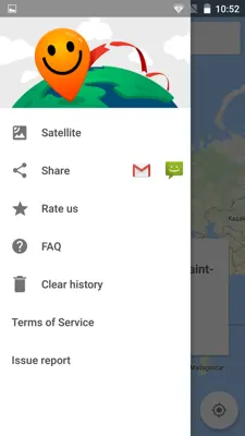 Hola Change GPS location android App screenshot 1