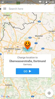 Hola Change GPS location android App screenshot 4