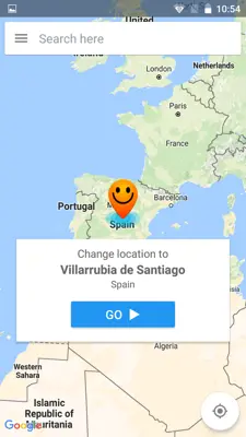 Hola Change GPS location android App screenshot 6